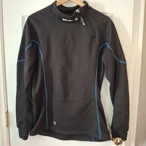 Freeze-Out Thermal Protection Shirt Mens  Black Base Layer Quarter Zip Pullover